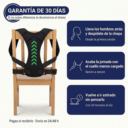 Corrector de postura reforzada