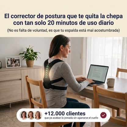 Corrector de postura reforzada