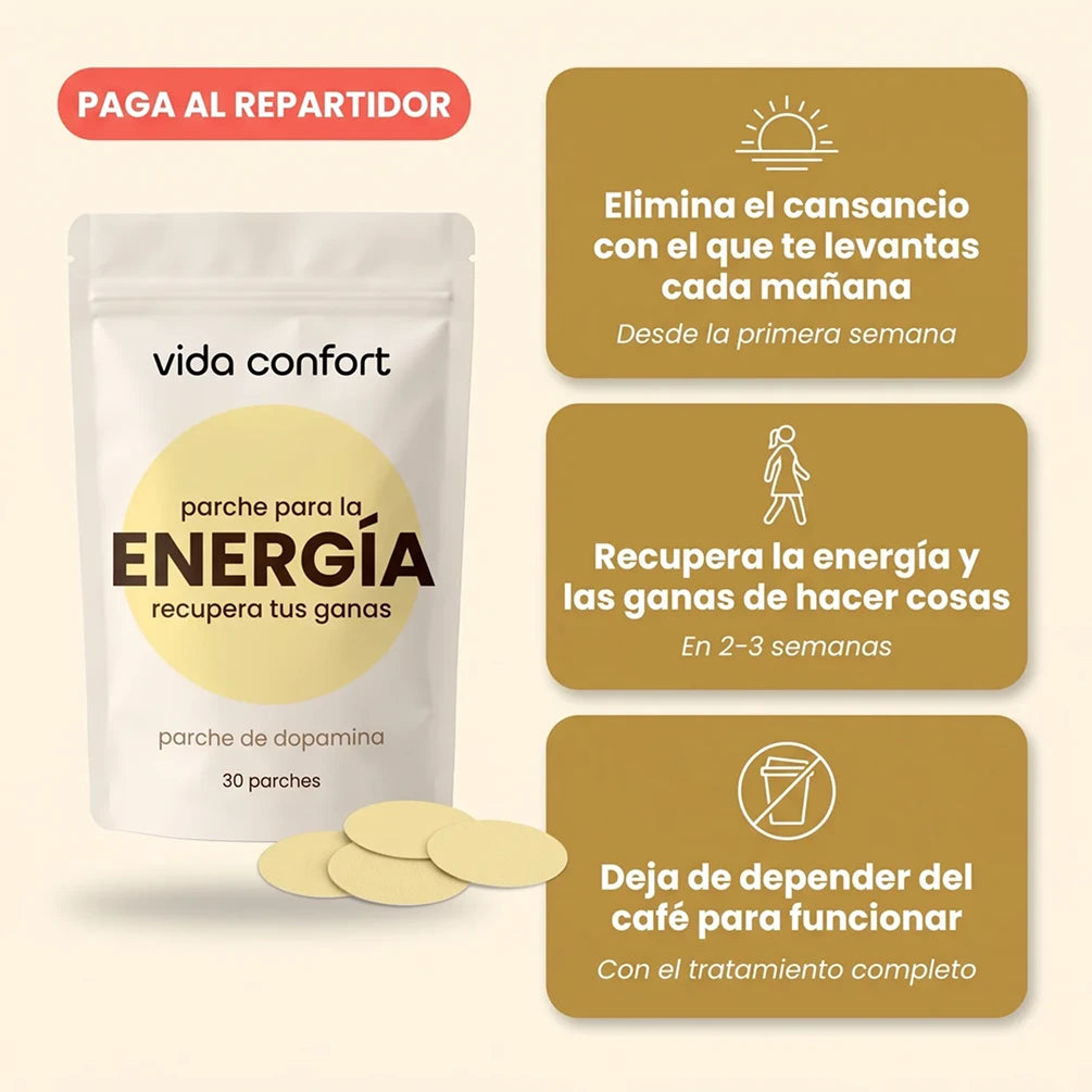 Parche Transdérmico para Recuperar la Energía y Acabar con el Cansancio